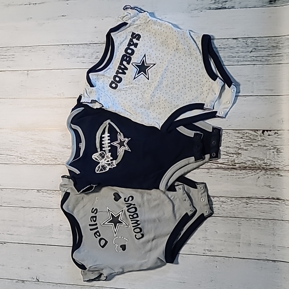 Dallas Cowboys Girls Onesies